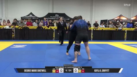 Kayla A. Griffitt vs Desiree Marie Shotwell 2026 Pan IBJJF Jiu-Jitsu No-Gi Championship