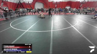 160 lbs Cons. Round 3 - Tyson Imhoff, Sarbacker Wrestling Academy vs Nicholas Deheck, Kewaskum Indians Wrestling Club