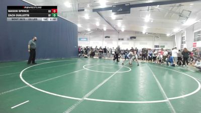 135 lbs Consolation - Mason Spence, OH vs Zach Ouillette, NY