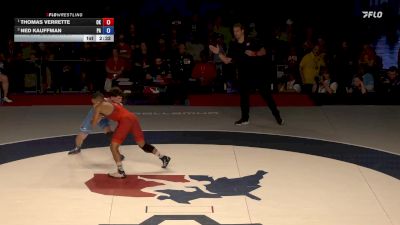 138 lbs 1st Place Match - Thomas Verrette, OK vs Ned Kauffman, PA
