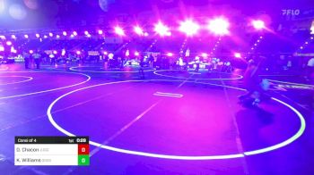 109 lbs Consi Of 4 - Diego Chacon, Juggernaut WC vs Kellen Williams, Dodge City TC