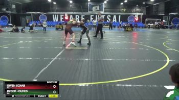 155 lbs Round 3 - Owen Schab, NA vs Ryder Holmes, NA