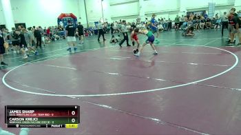 106 lbs Round 4 (16 Team) - James Sharp, S.E.O. Wrestling Club- Team Red vs Carson Krejci, Nebraska Green Machine (Dev B)