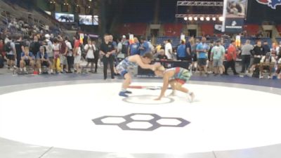 132 lbs Champ. Rd Of 128 - Ashton Scheele, Wisconsin vs Lukas Foster, Illinois