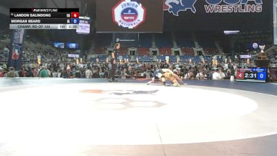 138 lbs Champ. Rd Of 128 - Landon Salindong, California vs Morgan Beard, Alabama