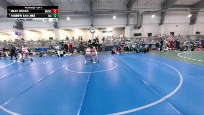 120 lbs Cons. Semi - Marc Olivas, El Paso Wildcats Wrestling Club vs Andrew Sanchez, Apex Grappling Academy