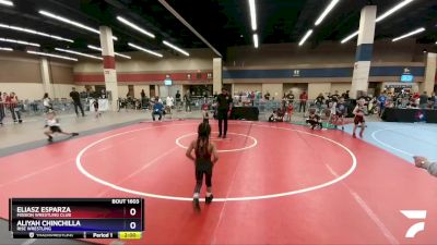 45 lbs Semifinal - Eliasz Esparza, Mission Wrestling Club vs Aliyah Chinchilla, Rise Wrestling