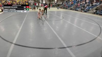 40 lbs Cons. Round 3 - Benjamin Salgado, Stanley Wrestling Club vs Emmitt Shaffer, Touch Of Gold