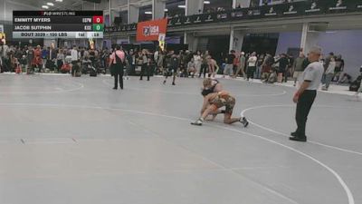 150 lbs Cons. Quarters - Emmitt Myers, USA PWC vs Jacob Sutphin, King Select