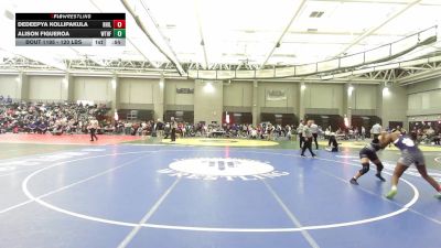 120 lbs Consi Of 16 #2 - Dedeepya Kollipakula, Rocky Hill vs Alison Figueroa, Wethersfield High School