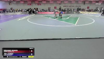 103 lbs Cons. Round 4 - Mia Zuniga, King University vs Brianne Graves, North Central (IL)