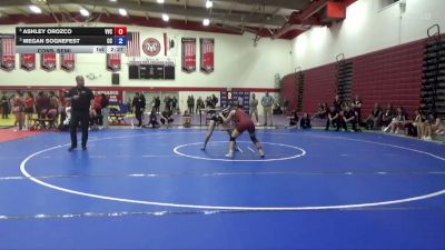 110 lbs Cons. Semi - Ashley Orozco, Victor Valley College vs Megan Sognefest, Cerritos College
