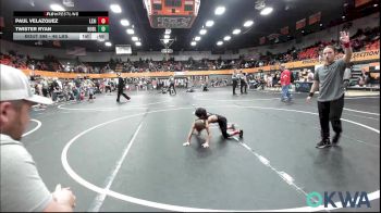 46 lbs Consolation - Paul Velazquez, Lexington Wrestling Club vs Twister Ryan, Noble Takedown Club