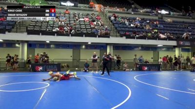 126 lbs Cons. Sub-quarters - Kruz Case, Siouxland Wrestling Academy vs Omar Niyazov, NOVA Wrestling Club