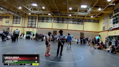 84 lbs Round 9 (10 Team) - Lincoln Genua, Warhawks Wrestling vs Landon Chen, The Compound