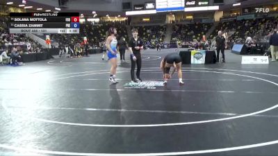 131 lbs Cons. Round 3 - Cassia Zammit, Presbyterian vs Solana Mottola, Frostburg State