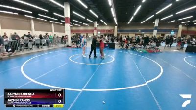 170 lbs Cons. Round 1 - Aalynn Kabenga, Power Training Center vs Jazmin Ramos, Legacy Wrestling Club