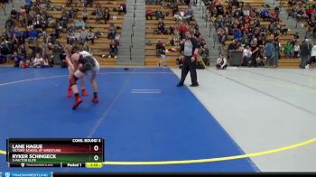 115 lbs Cons. Round 3 - Lane Hague, Victory School Of Wrestling vs Ryker Schingeck, X-Factor Elite