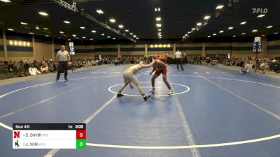 125 lbs Quarters - Caleb Smith, Nebraska vs Jore Volk, Wyoming