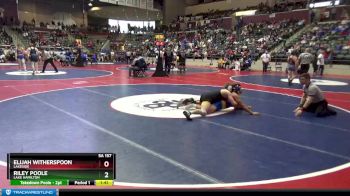 5A 157 lbs Cons. Round 1 - Elijah Witherspoon, Lakeside vs Riley Poole, Lake Hamilton