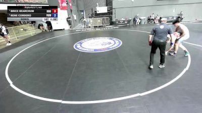 120 lbs Semis - Brice Bearchum, Red Bluff High School Wrestling vs Rene Cordero, Poway High School Wrestling
