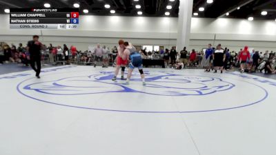285 lbs Cons. Round 3 - William Chappell, GA vs Nathan Stiebs, WI