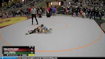 53 lbs Champ. Round 3 - Kallai Mullenax, North Valley Jr Knights vs Cruz Urenda, Salem Elite Mat Club