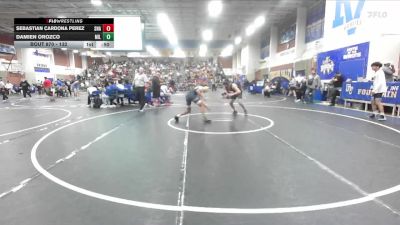 132 lbs Cons. Round 2 - Sebastian Cardona Perez, Santa Ana vs Damien Orozco, Millikan