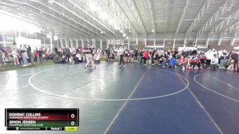 63 lbs Quarterfinal - Dominic Collins, Sanderson Wrestling Academy vs Simon Jensen, Champions Wrestling Club