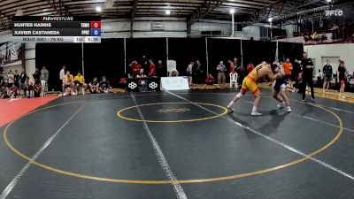 79 kg Cons. Round 1 - Hunter Harris, Tiger Den Wrestling Club vs Xavier Castaneda, Potomac Premier Regional Training Center