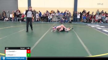 120 lbs Quarterfinal - Liam Crandall, RT Elite vs Hayden Picard, Roseau Wrestling Club
