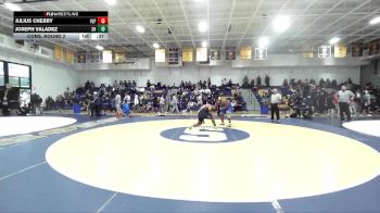 215 lbs Cons. Round 2 - Joseph Valadez, Sunny Hills vs Julius Cherry, Valencia (Placentia)