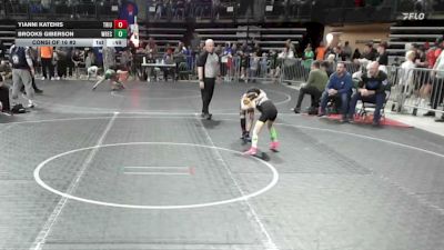 50 lbs Consi Of 16 #2 - Yianni Katehis, Triumph Trained vs Brooks Giberson, Wrecking Crew Wrestling Academy