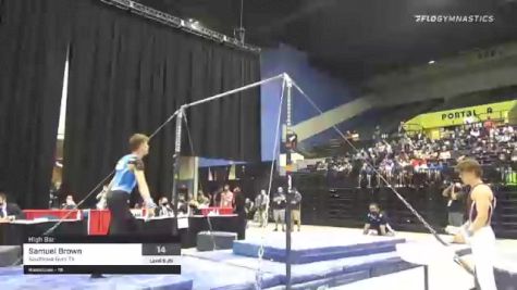 Samuel Brown - High Bar, Southlake Gym TX - 2021 USA Gymnastics Development Program National Championships