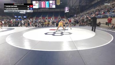 190 lbs Champ. Rd Of 16 - Peter Snyder, MD vs Lucas Ricketts, KY