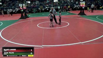 58 lbs Champ. Round 2 - Dane Palma, NBHA vs Blake Landies, CHW1