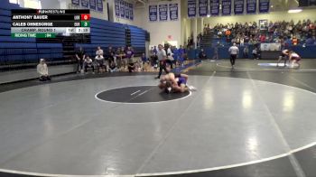 165 lbs Champ. Round 1 - Anthony Bauer, Loras vs Caleb Ohnesorge, Eureka