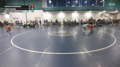 120 lbs Round Of 128 - Nicolas Enzminger, ND vs Zane Crouse, PA