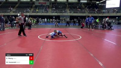 58 lbs Semifinal - Grayson Meng, Williamstown vs William Uszenski, Montgomery