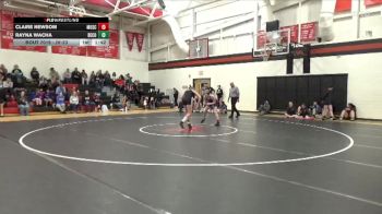 JV-23 lbs Round 1 - Claire Newsom, Muscatine vs Rayna Wacha, Benton Community