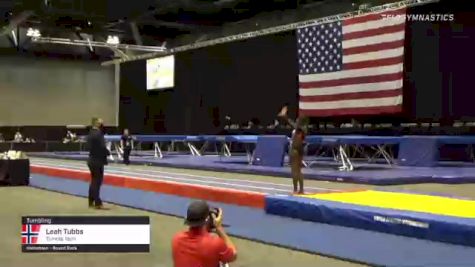 Leah Tubbs - Tumbling, Tumble Tech - 2021 USA Gymnastics Championships