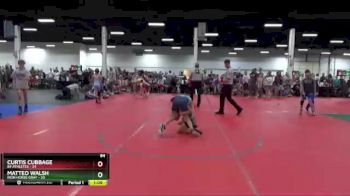 84 lbs Round 7 (8 Team) - Matteo Walsh, Iron Horse Gray vs Curtis Cubbage, 84 Athletes