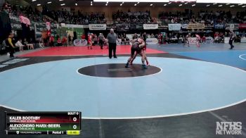 160 lbs Cons. Round 2 - KALEB BOOTHBY, Wasilla High School vs Alexzondro Marx-Beierly, Juneau-Douglas HS