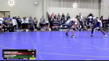 174 lbs Cons. Round 1 - Antonio Bundy, University Of Central Florida vs Isaiah Dozier, Andrew College