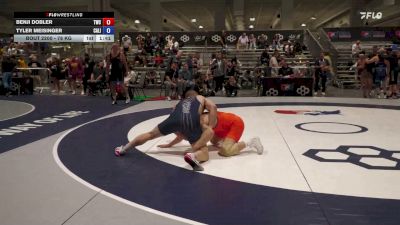 78 kg Cons. Semis - Benji Dobler, Tiger Wrestling Club vs Tyler Meisinger, California