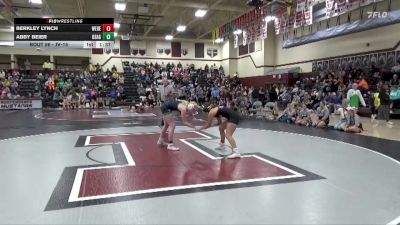 JV-15 lbs Quarterfinal - Berkley Lynch, West Delaware vs Abby Beier, Osage