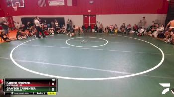 165 lbs Round 4 (6 Team) - Carter Nekvapil, Best Trained vs Grayson Carpenter, Reece`s Warriors