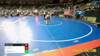 135 lbs Semifinal - Morgan Lucio, Valiant Prep vs Sarah Wilson, Marshfield Youth Wrestling