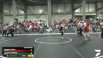 140 lbs Quarterfinal - Jaxson Smith, Hill City vs Maddox Girard, Salina