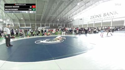 76 lbs Cons. Round 4 - Dillon Roundy, Iron County Wrestling Academy vs Hudson Weaver, Relentless Wrestling
